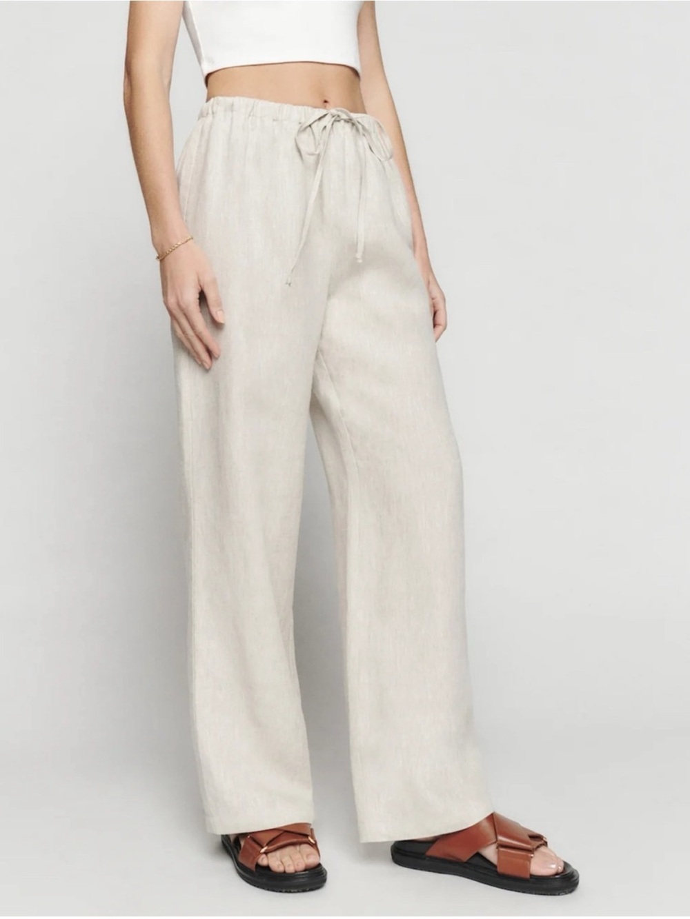 Reformation Olina Linen Pant